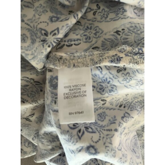 J. Jill Size Large Tunic Top Boho Hippie Festival NEW casual tassels embroidered - Picture 10 of 11